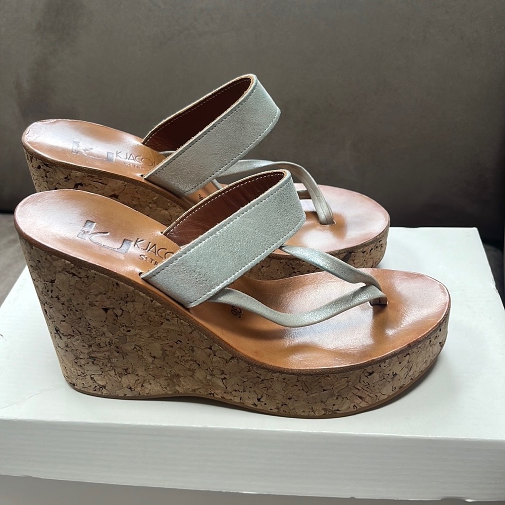 K Jacques St Tropez wedges